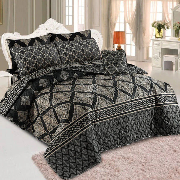 7PC Quilted Comforter Set – King Size