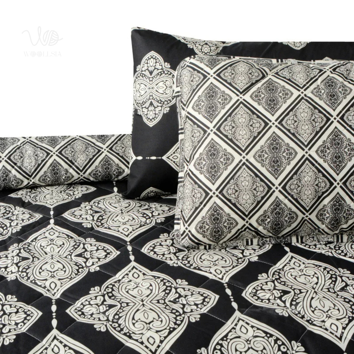 7PC Quilted Comforter Set – King Size