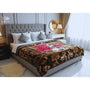7 lb _Brown King Size Korean Embossed Blanket –2-Ply Plush