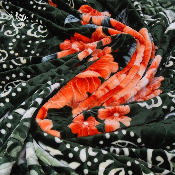 10 Ib-King Size Luxury Korean Embossed Fleece Blanket | 2-Ply Soft & Plush