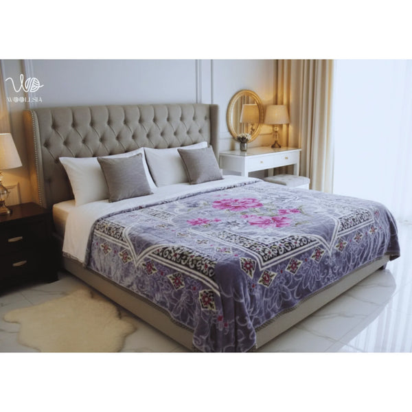 Korean Embossed 2-Ply Fleece Blanket 7 lb-King Size