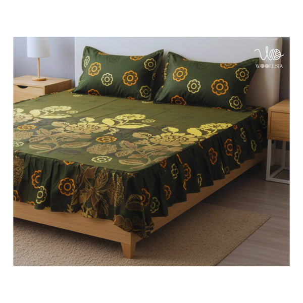 Stylish Frilled Bed Sheets | Woollsia