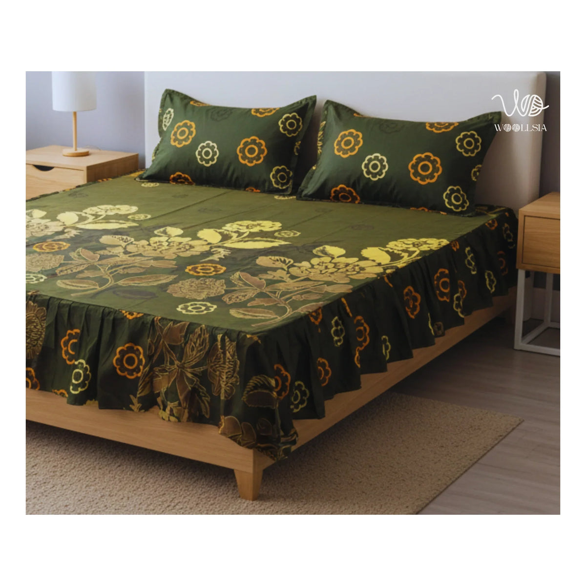 Stylish Frilled Bed Sheets | Woollsia