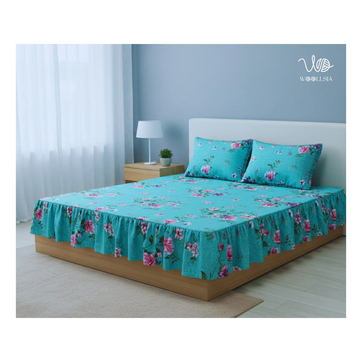 Frill King Cotton Bed Sheet Set | Woollsia
