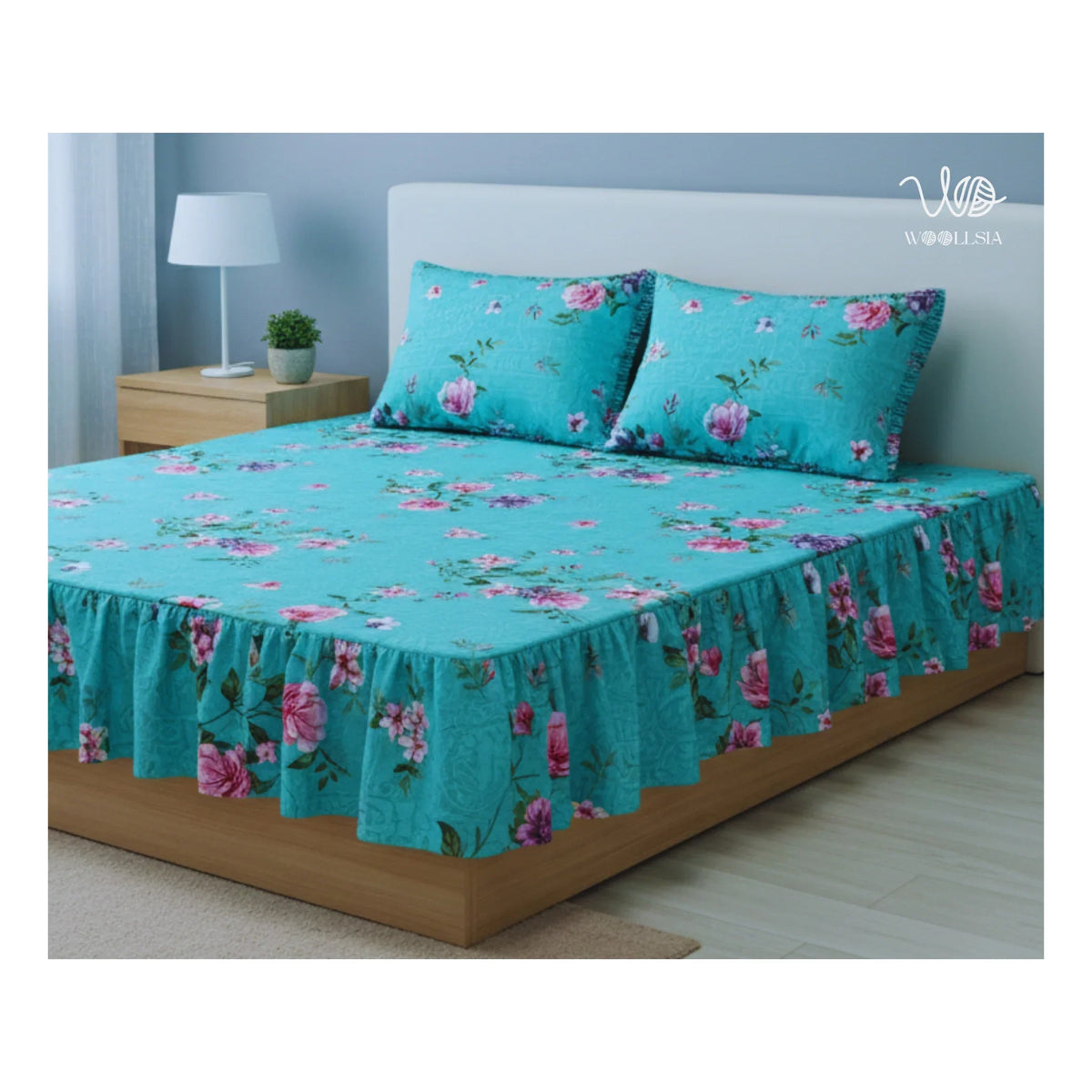Frill King Cotton Bed Sheet Set | Woollsia