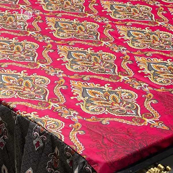 Cotton Double Bed Frill Bedsheet | Woollsia