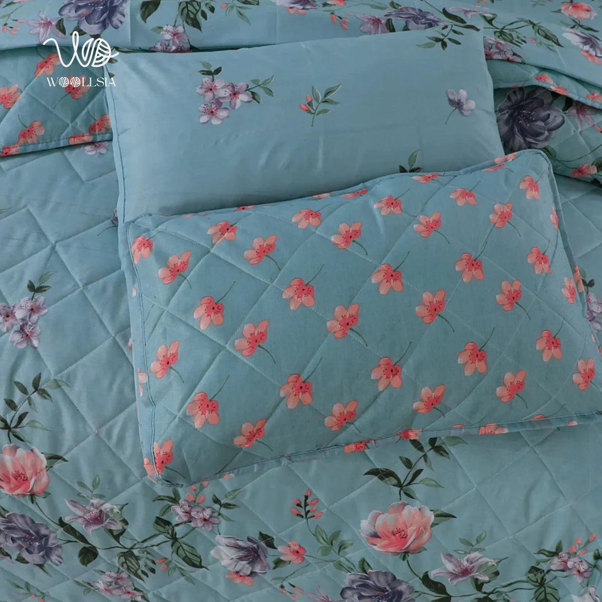 7 Pcs Comforter Set – Lightweight Filling