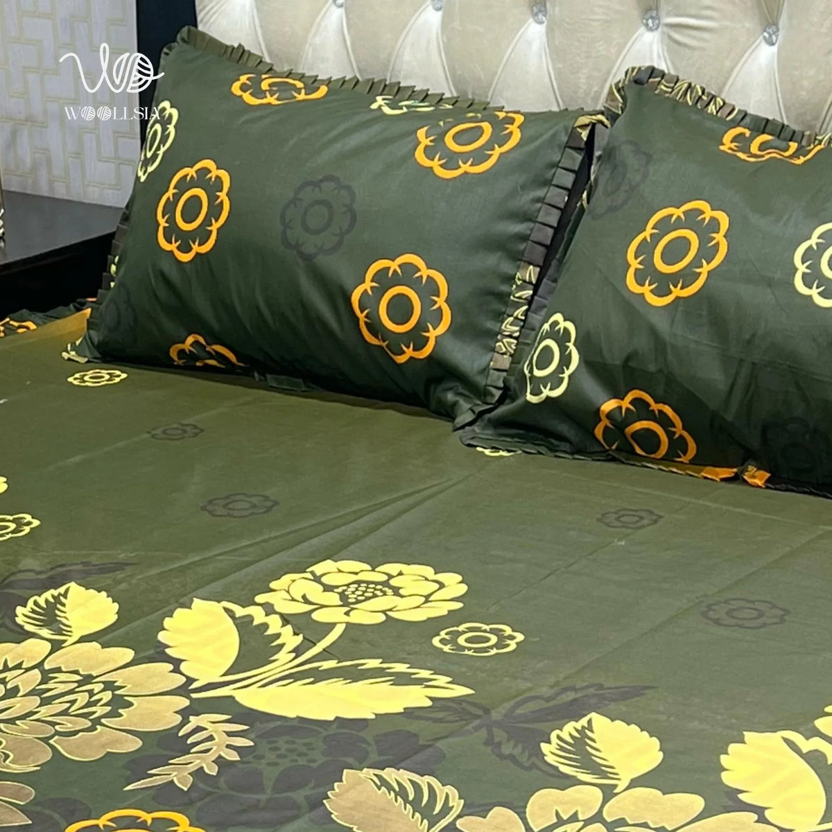 Stylish Frilled Bed Sheets | Woollsia