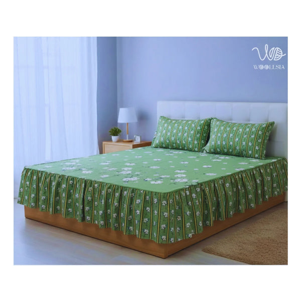 Double Frill Bedsheet Stitched | Woollsia