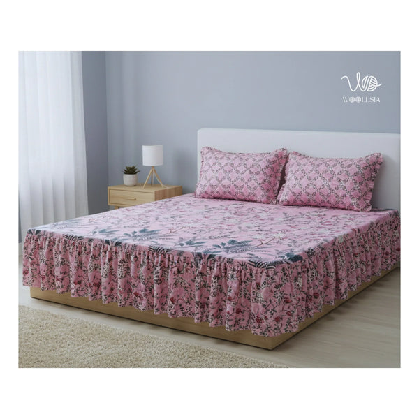 Cotton Bedsheet Set – Floral Edition