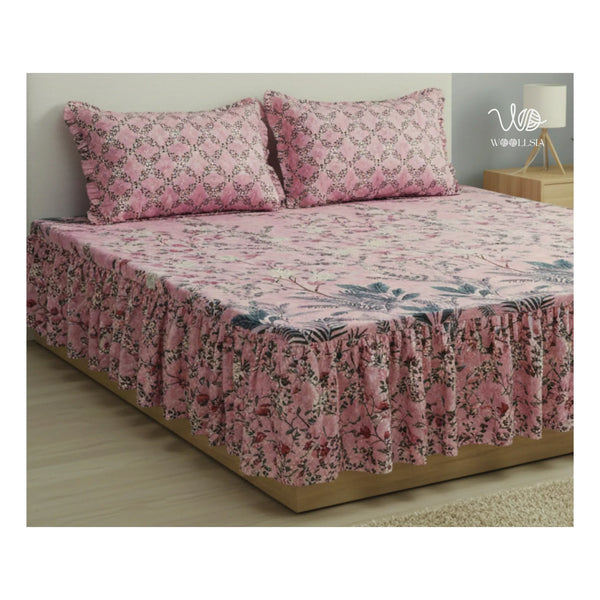 Cotton Bedsheet Set – Floral Edition