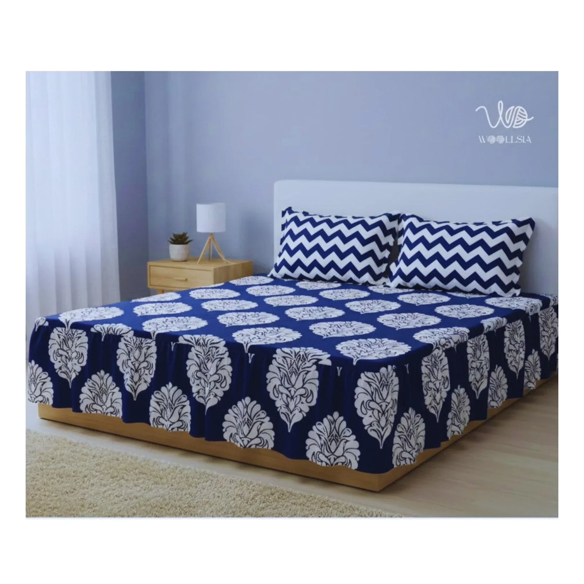 Luxury Patterned Bed Sheet Set | Woollsia