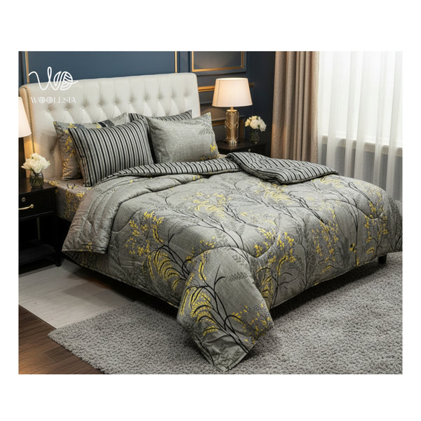 Heavy Filling 6 pc Winter Razai Set