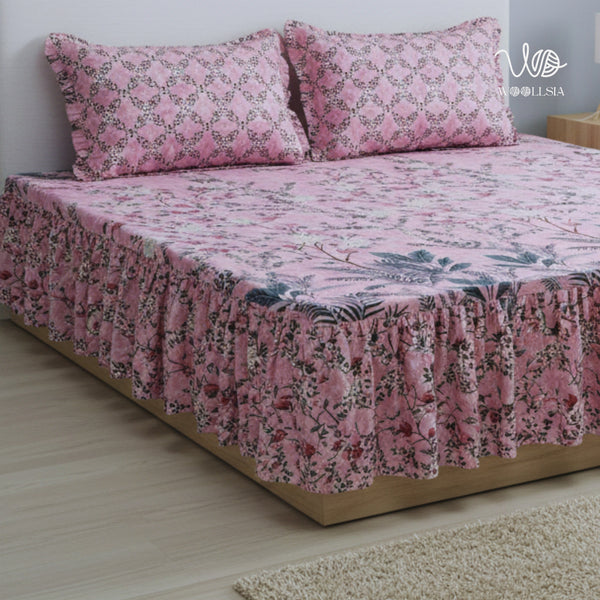 Cotton Bedsheet Set – Floral Edition