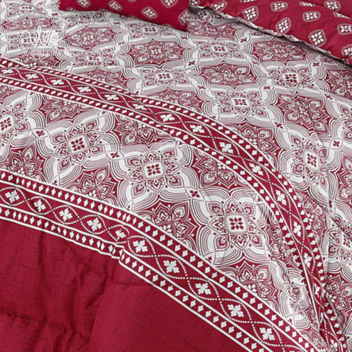 7PC Cotton Comforter Set – King Size Print Edition