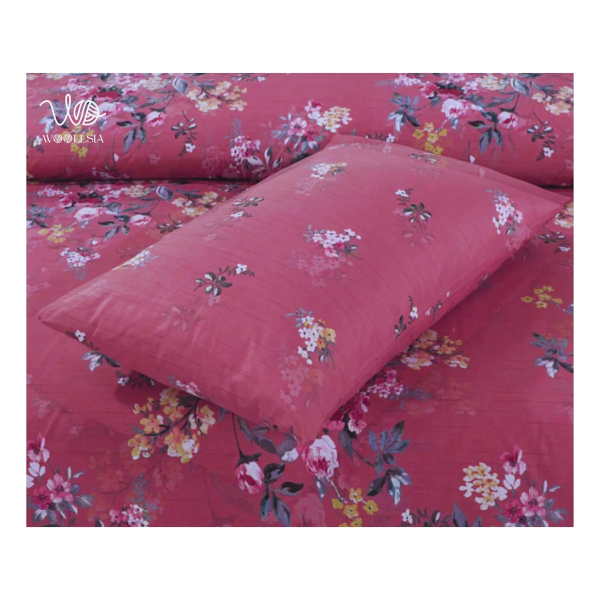 3pcs Alteza King-Size Cotton Bed Sheet Set