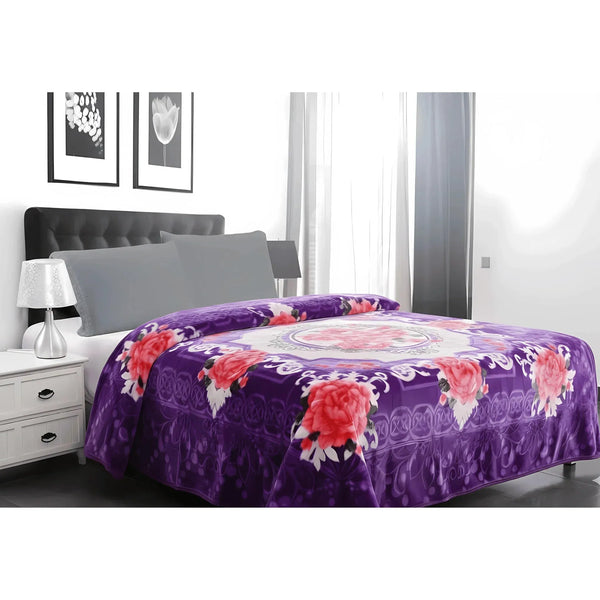 7 lb King Size, Organic 2-Ply Korean Embossed Blanket