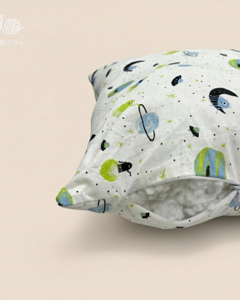 Filled-Cushion Cartoon Space & Planets Design Size (14,16,18)