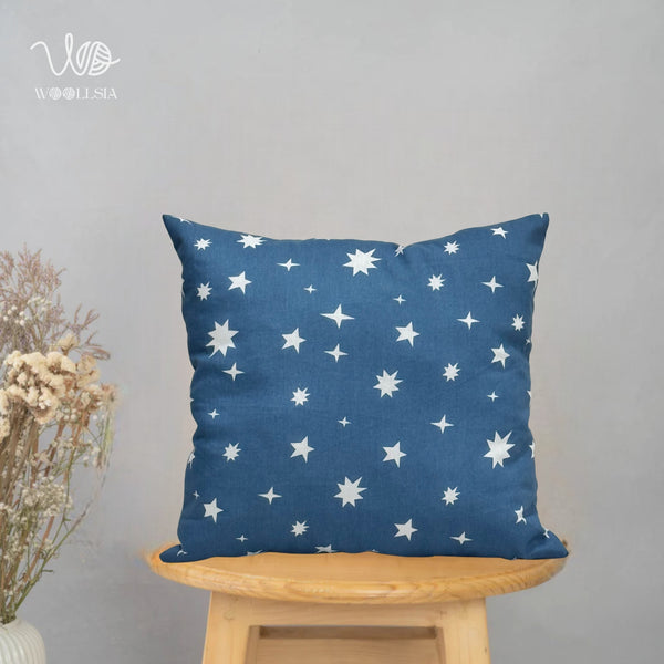 Woollsia Nora Starry Nights Reversible Filled-Cushion