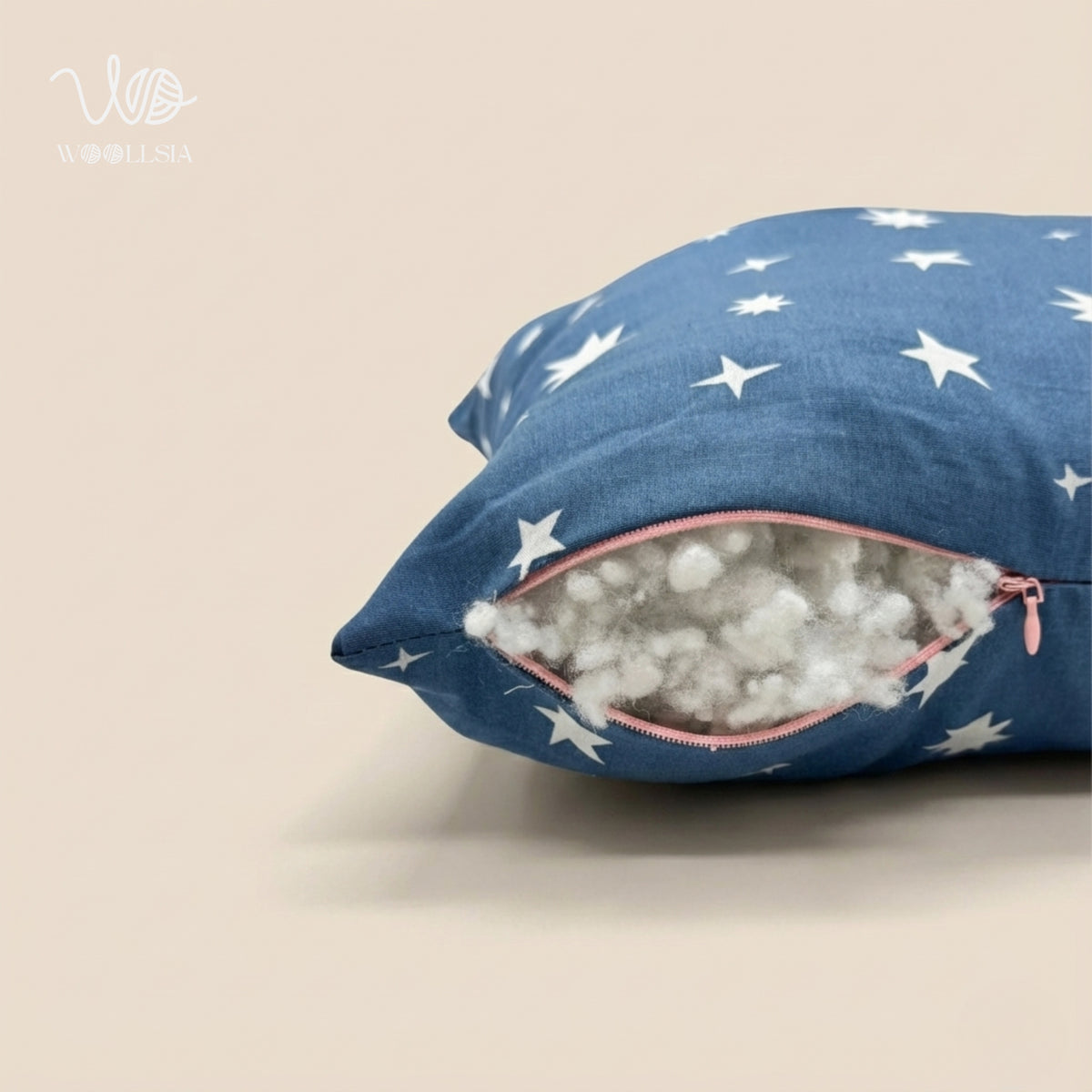 Woollsia Nora Starry Nights Reversible Filled-Cushion