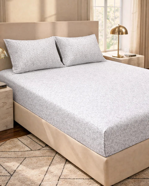 3pcs Luxury King-Size Premium Silk Bed Sheet Set