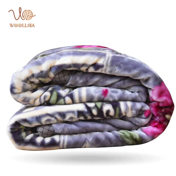 Korean Embossed 2-Ply Fleece Blanket 7 lb-King Size