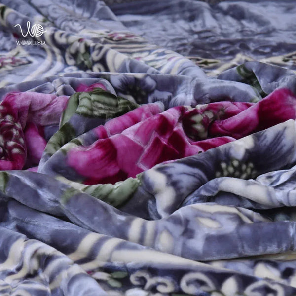 Korean Embossed 2-Ply Fleece Blanket 7 lb-King Size