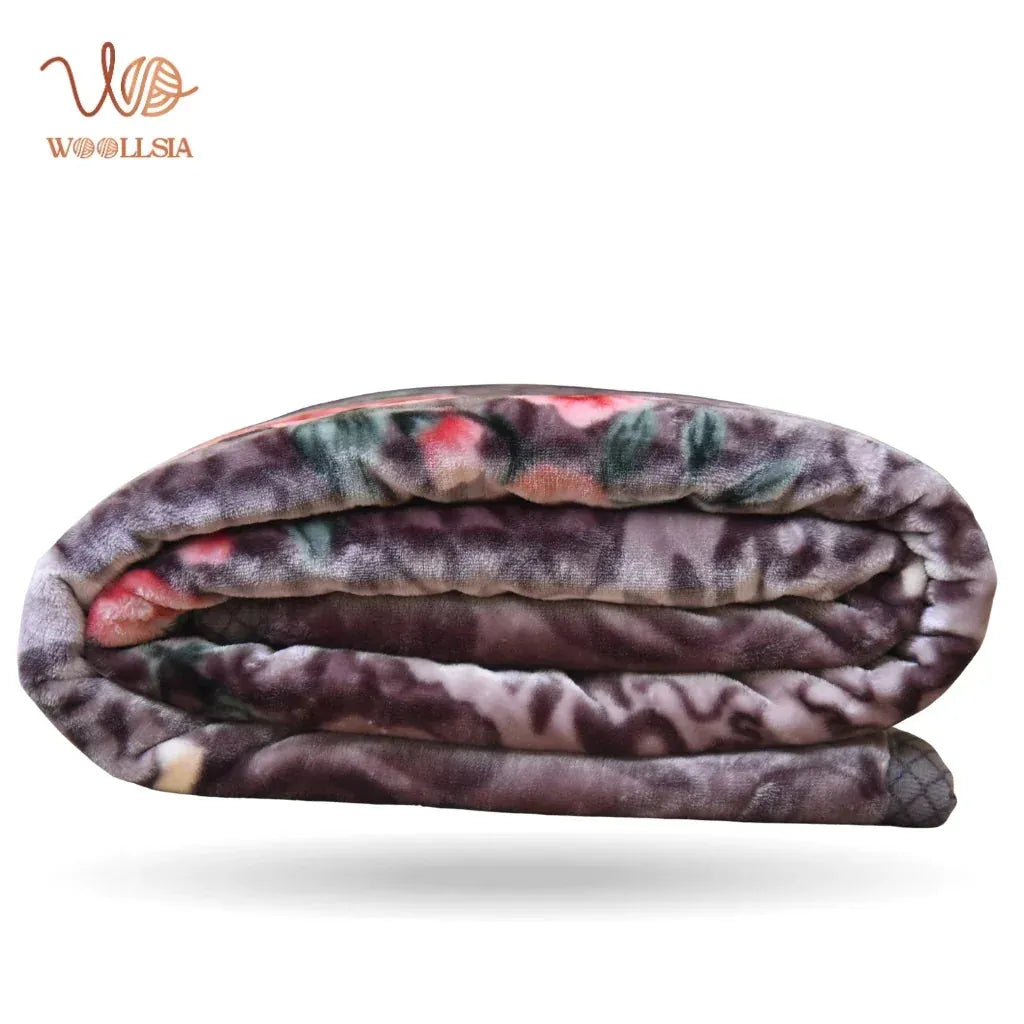 King Size Korean Embossed Blanket – 7 lb 2-Ply Soft Fleece