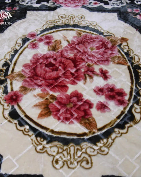 7 lb King Size Korean Embossed Blanket –2-Ply