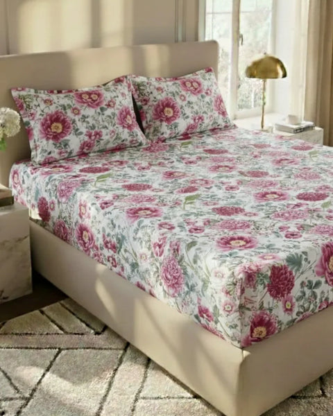 3pcs Luxury King-Size Premium Silk Bed Sheet Set