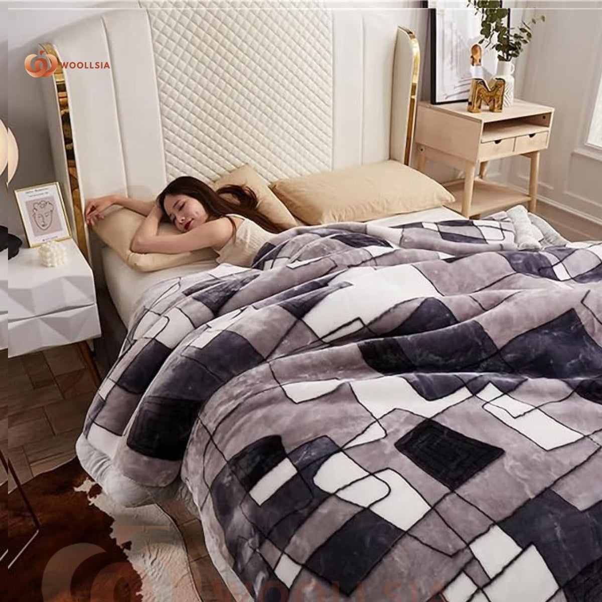 Korean Faux Mink Blanket | 2-Ply Soft Plush Flannel