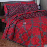 Crimson Elegance – 7PC Comforter Set
