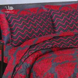 Crimson Elegance – 7PC Comforter Set
