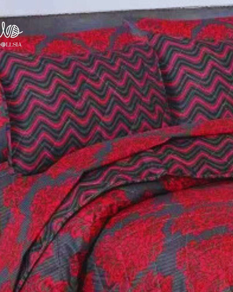 Crimson Elegance – 7PC Comforter Set