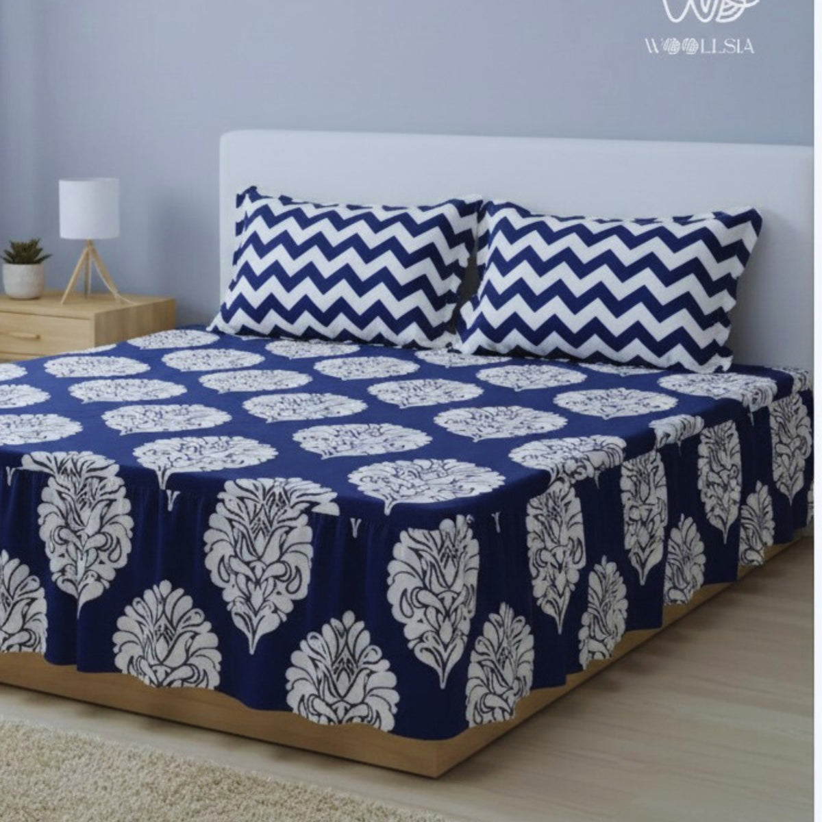 Luxury Patterned Bed Sheet Set | Woollsia