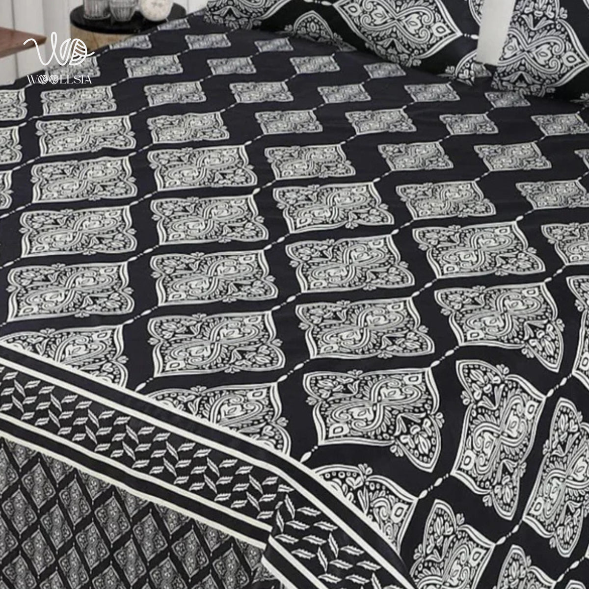 Frill King Cotton Bed Sheet Set | Woollsia