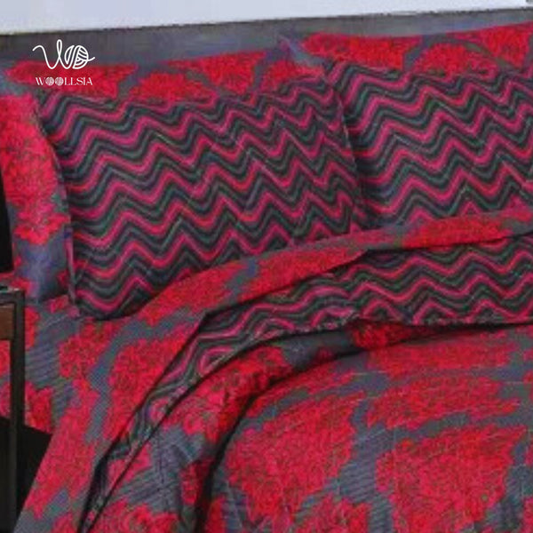 Crimson Elegance – 7PC Comforter Set