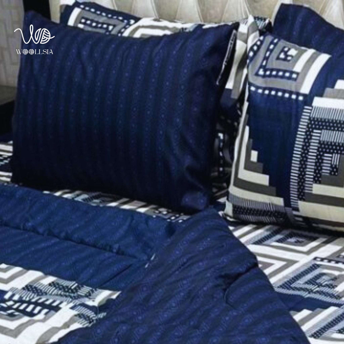 6 Pcs Vicky Razai Set - King Size
