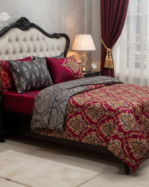 6 Pcs Vicky Razai Set | King Size