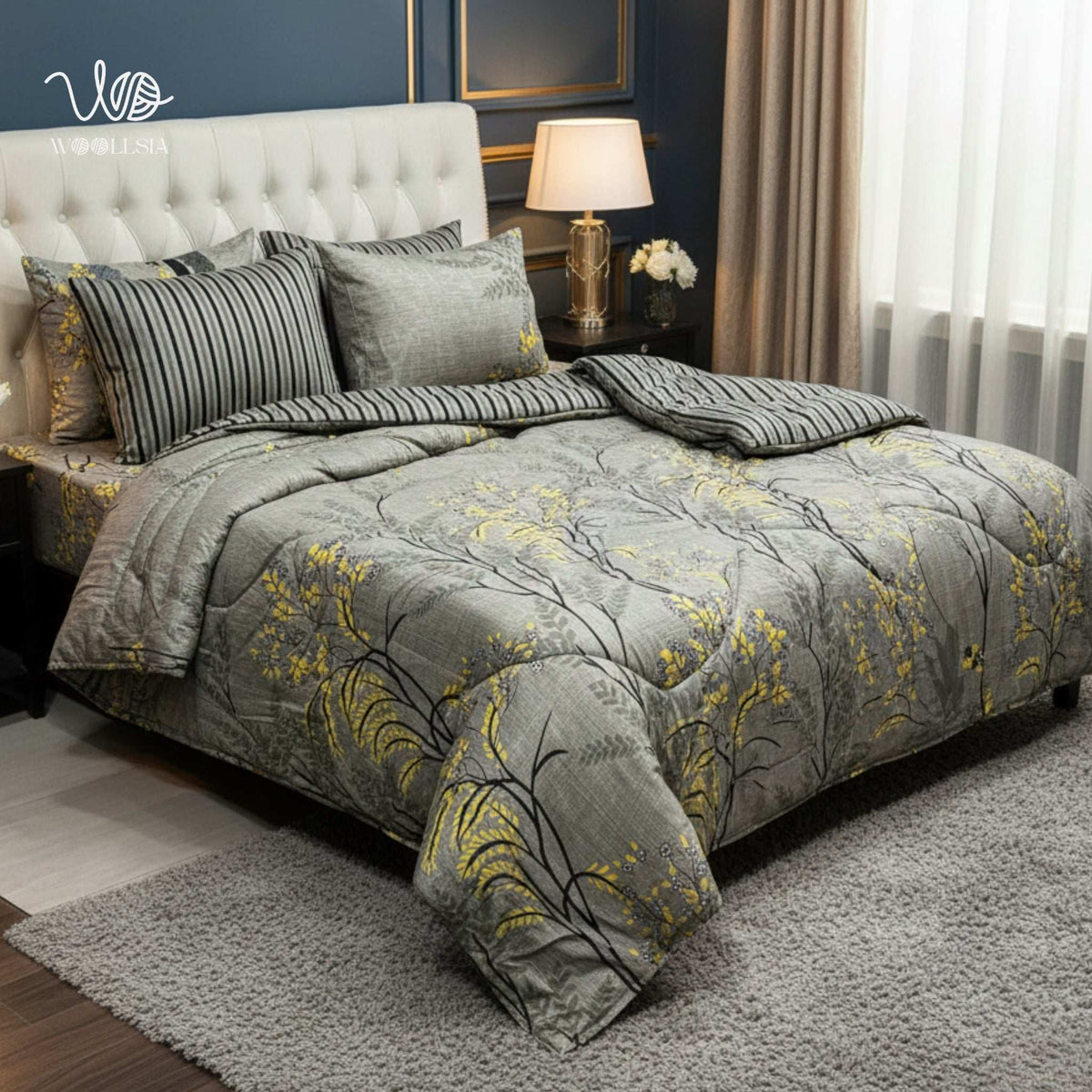 Heavy Filling 6 pc Winter Razai Set