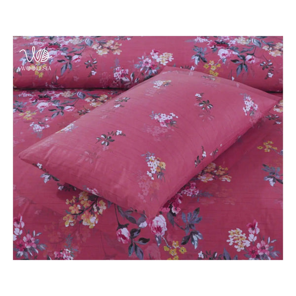 3pcs Alteza King-Size Cotton Bed Sheet Set