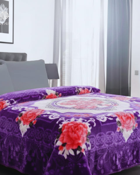 7 lb King Size, Organic 2-Ply Korean Embossed Blanket