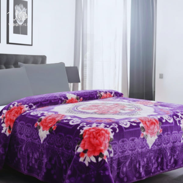 7 lb King Size, Organic 2-Ply Korean Embossed Blanket