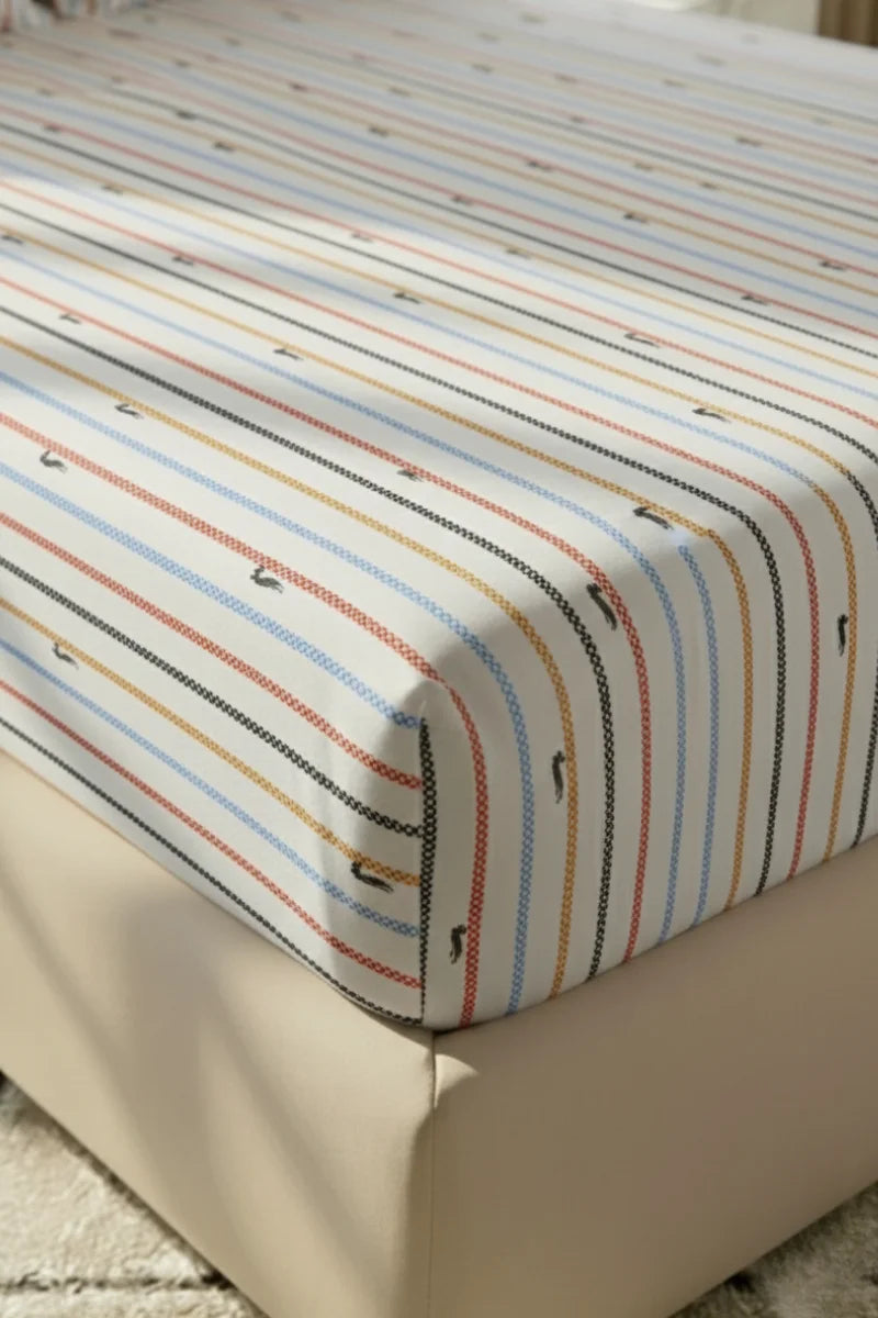 3pcs Luxury King-Size Premium Cotton Bed Sheet Set